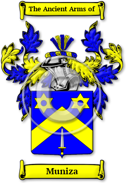 Muniza Family Crest Download (jpg) Legacy Series - 150 DPI