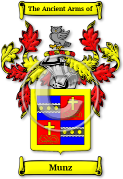 Munz Family Crest Download (jpg) Legacy Series - 150 DPI