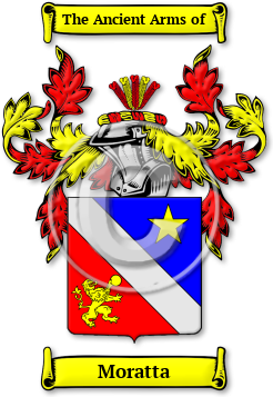 Moratta Family Crest Download (jpg) Legacy Series - 150 DPI