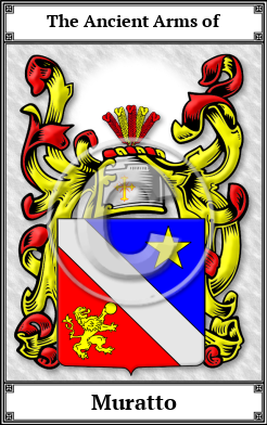 Muratto Family Crest Download (JPG)  Book Plated - 150 DPI