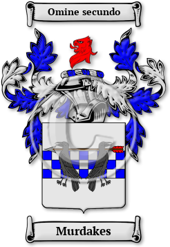 Murdakes Family Crest Download (JPG) Legacy Series - 600 DPI