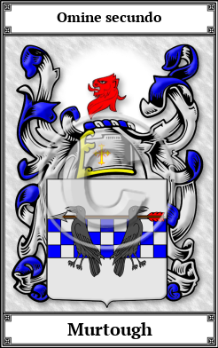 Murtough Family Crest Download (JPG) Book Plated - 600 DPI