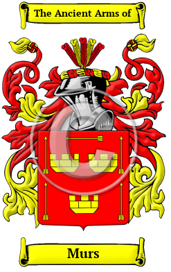 Murs Family Crest Download (JPG) Heritage Series - 600 DPI