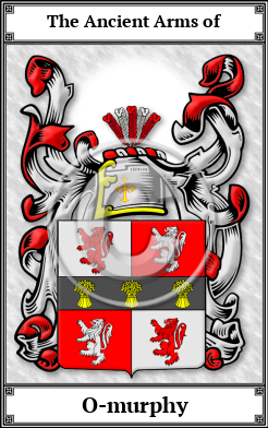 O-murphy Family Crest Download (JPG)  Book Plated - 150 DPI