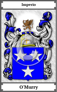 O'Murry Family Crest Download (JPG)  Book Plated - 150 DPI