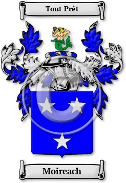 Moireach Family Crest Download (jpg) Legacy Series - 150 DPI