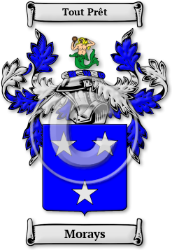 Morays Family Crest Download (jpg) Legacy Series - 150 DPI