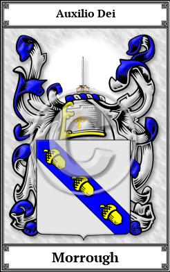 Morrough Family Crest Download (JPG)  Book Plated - 150 DPI