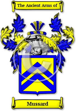 Mussard Family Crest Download (JPG) Legacy Series - 600 DPI