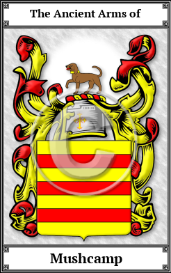 Mushcamp Family Crest Download (JPG)  Book Plated - 150 DPI