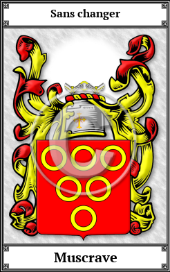 Muscrave Family Crest Download (JPG)  Book Plated - 150 DPI