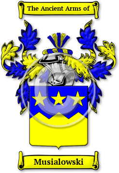 Musialowski Family Crest Download (jpg) Legacy Series - 150 DPI