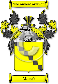 Massó Family Crest Download (jpg) Legacy Series - 150 DPI
