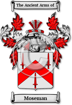 Moseman Family Crest Download (JPG) Legacy Series - 600 DPI