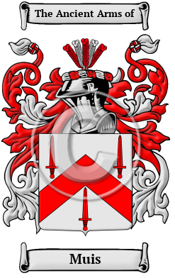 Muis Family Crest/Coat of Arms
