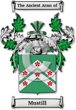 Mustill Family Crest Download (jpg) Legacy Series - 150 DPI