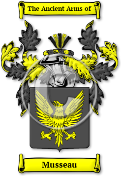 Musseau Family Crest Download (JPG) Legacy Series - 600 DPI