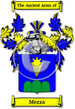 Mezza Family Crest Download (jpg) Legacy Series - 150 DPI