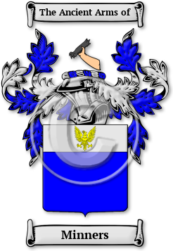 Minners Family Crest Download (jpg) Legacy Series - 150 DPI