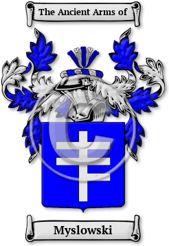 Myslowski Family Crest Download (jpg) Legacy Series - 150 DPI