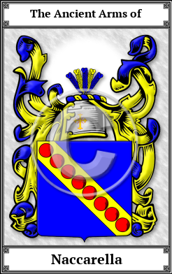 Naccarella Family Crest Download (JPG) Book Plated - 600 DPI