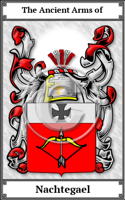 Nachtegael Family Crest Download (JPG)  Book Plated - 150 DPI