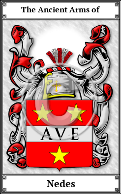 Nedes Family Crest Download (JPG) Book Plated - 600 DPI