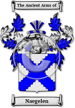 Naegelen Family Crest Download (jpg) Legacy Series - 150 DPI