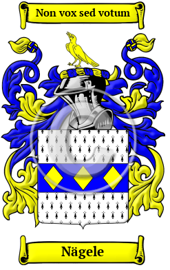 Nägele Family Crest Download (JPG) Heritage Series - 300 DPI