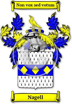 Nagell Family Crest Download (jpg) Legacy Series - 150 DPI