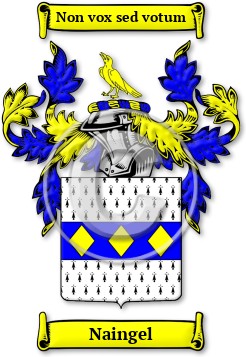 Naingel Family Crest Download (JPG) Legacy Series - 600 DPI