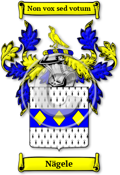 Nägele Family Crest Download (jpg) Legacy Series - 150 DPI