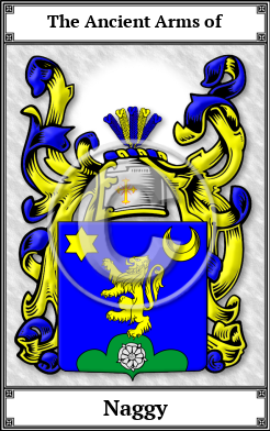 Naggy Family Crest Download (JPG)  Book Plated - 150 DPI