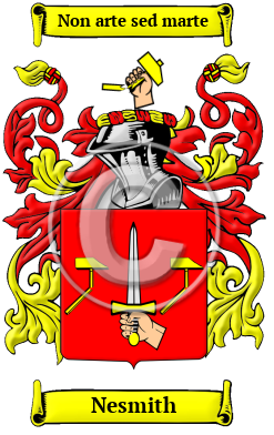 Nesmith Family Crest Download (jpg) Heritage Series - 150 DPI