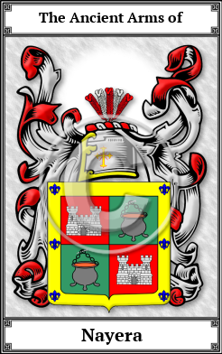 Nayera Family Crest Download (JPG)  Book Plated - 150 DPI