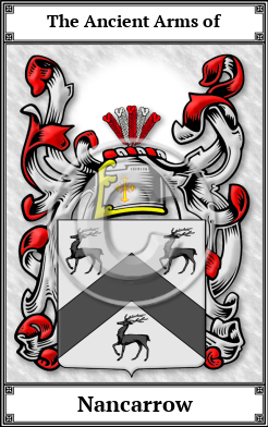 Nancarrow Family Crest Download (JPG)  Book Plated - 150 DPI