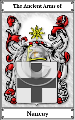 Nancay Family Crest Download (JPG)  Book Plated - 150 DPI