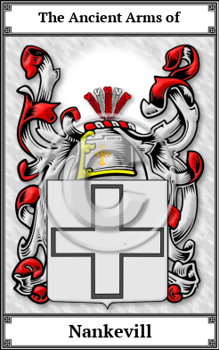 Nankevill Family Crest Download (JPG)  Book Plated - 150 DPI