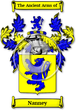 Nanney Family Crest Download (JPG) Legacy Series - 600 DPI