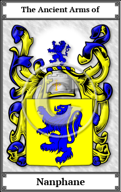 Nanphane Family Crest Download (JPG)  Book Plated - 150 DPI