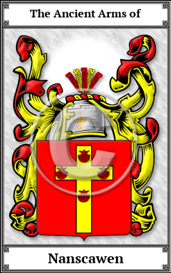 Nanscawen Family Crest Download (JPG)  Book Plated - 150 DPI