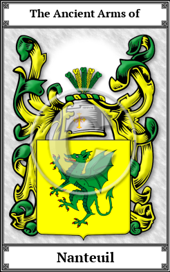 Nanteuil Family Crest Download (JPG) Book Plated - 600 DPI