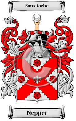 Nepper Family Crest/Coat of Arms
