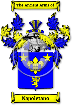Napoletano Family Crest Download (jpg) Legacy Series - 150 DPI