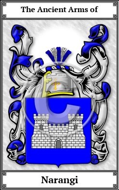 Narangi Family Crest Download (JPG)  Book Plated - 150 DPI