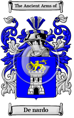De nardo Family Crest/Coat of Arms