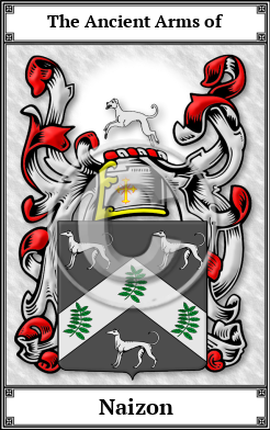 Naizon Family Crest Download (JPG) Book Plated - 600 DPI