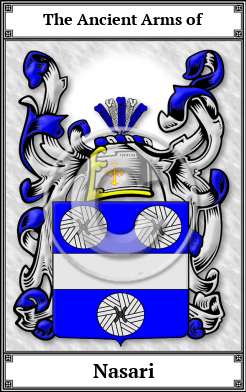 Nasari Family Crest Download (JPG)  Book Plated - 150 DPI