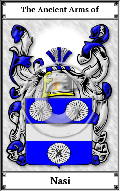 Nasi Family Crest Download (JPG) Book Plated - 600 DPI