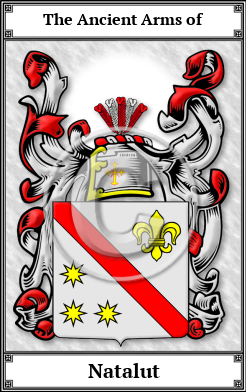 Natalut Family Crest Download (JPG)  Book Plated - 150 DPI